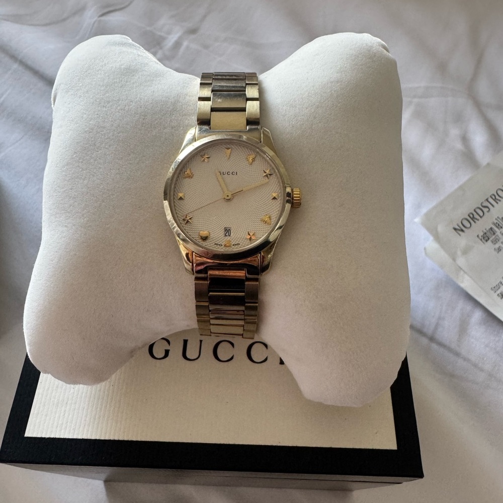 Gucci Two-Tone Gold and Silver Watch